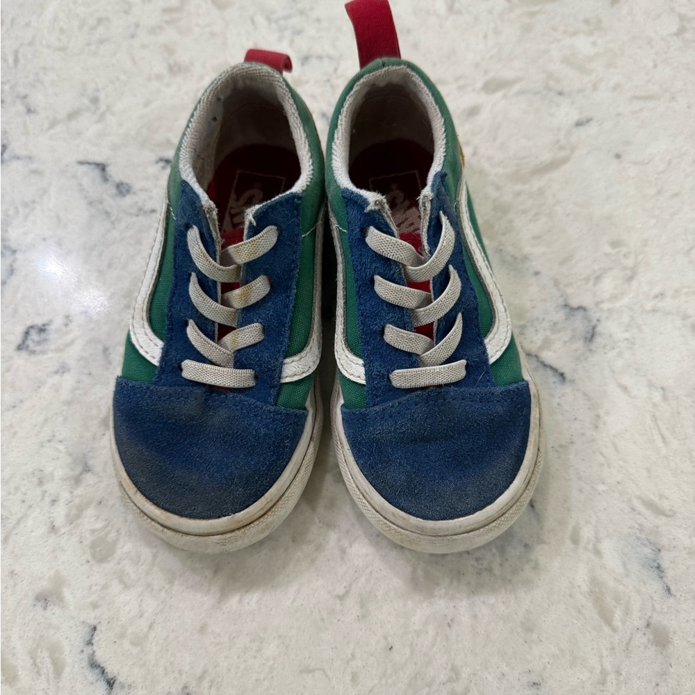 Multi colored toddler Vans